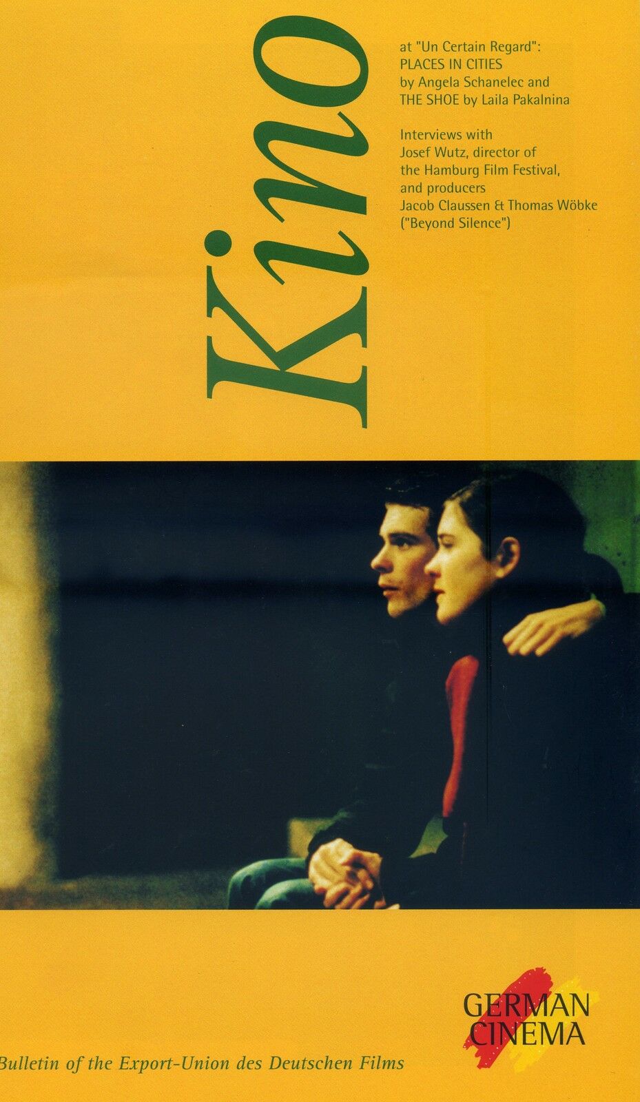 KINO-GERMAN CINEMA magazine side cover Issue 2    1998